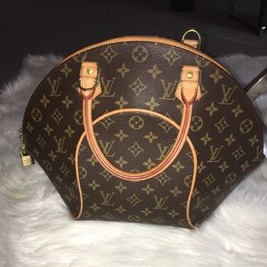 LV Monogram Canvas Ellipse